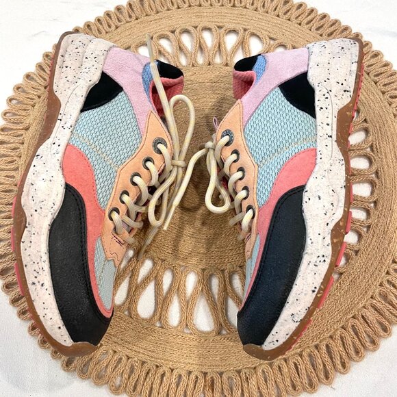 Taos Super Hiker Sneaker Low Top Size 7 Retro Multi - Picture 5 of 10